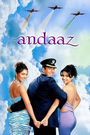 Download Andaaz (2003) WebRip Hindi ESub 480p 720p