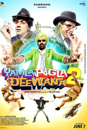 Download Yamla Pagla Deewana 2 (2013) WebRip Hindi ESub 480p 720p